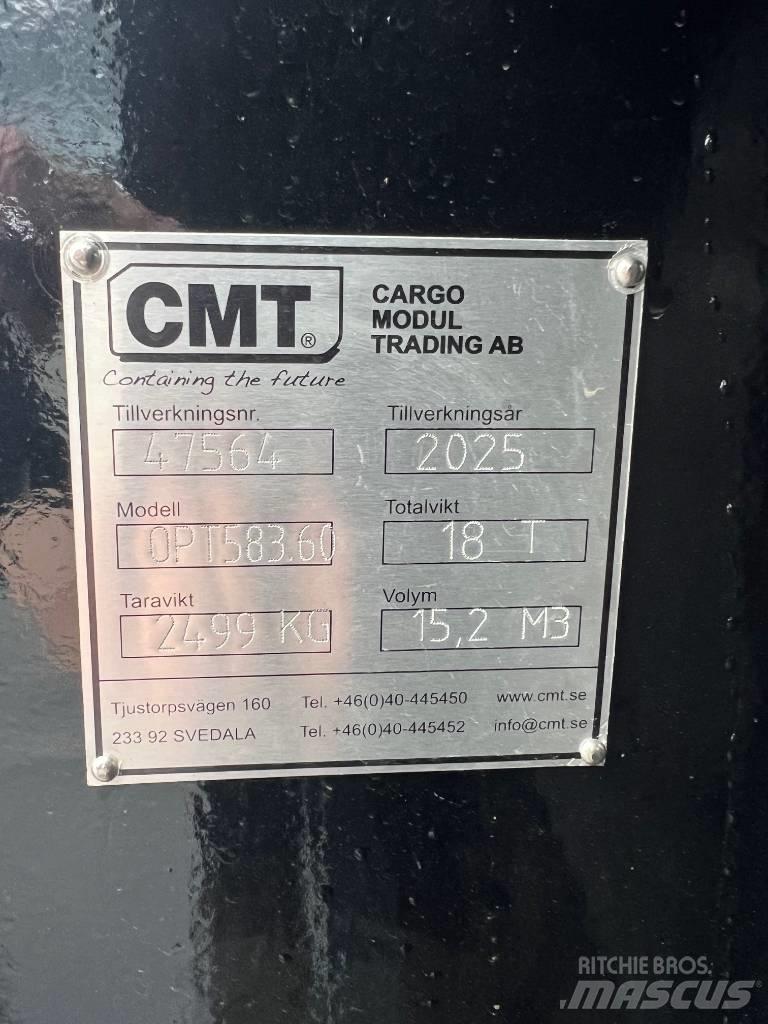 CMT Schaktflak 15m3 可卸车厢