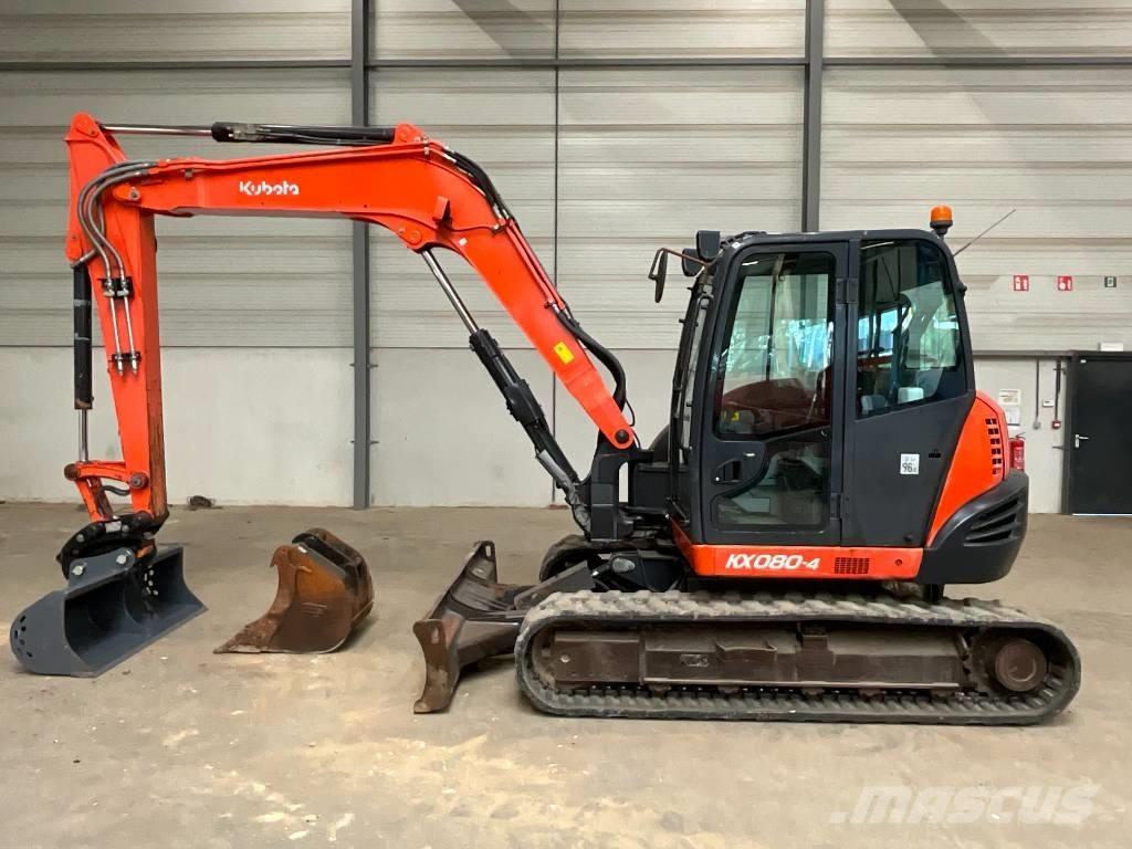 Kubota KX 080-4 中型挖掘机
