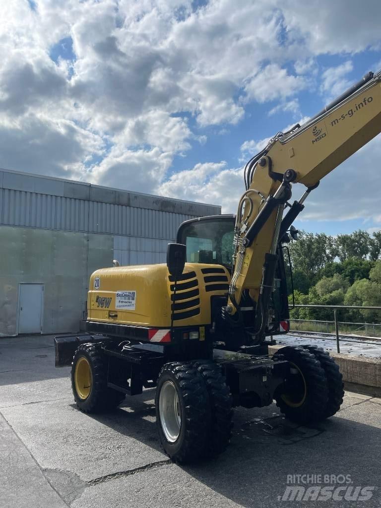 Yanmar B 95 W 轮式挖掘机