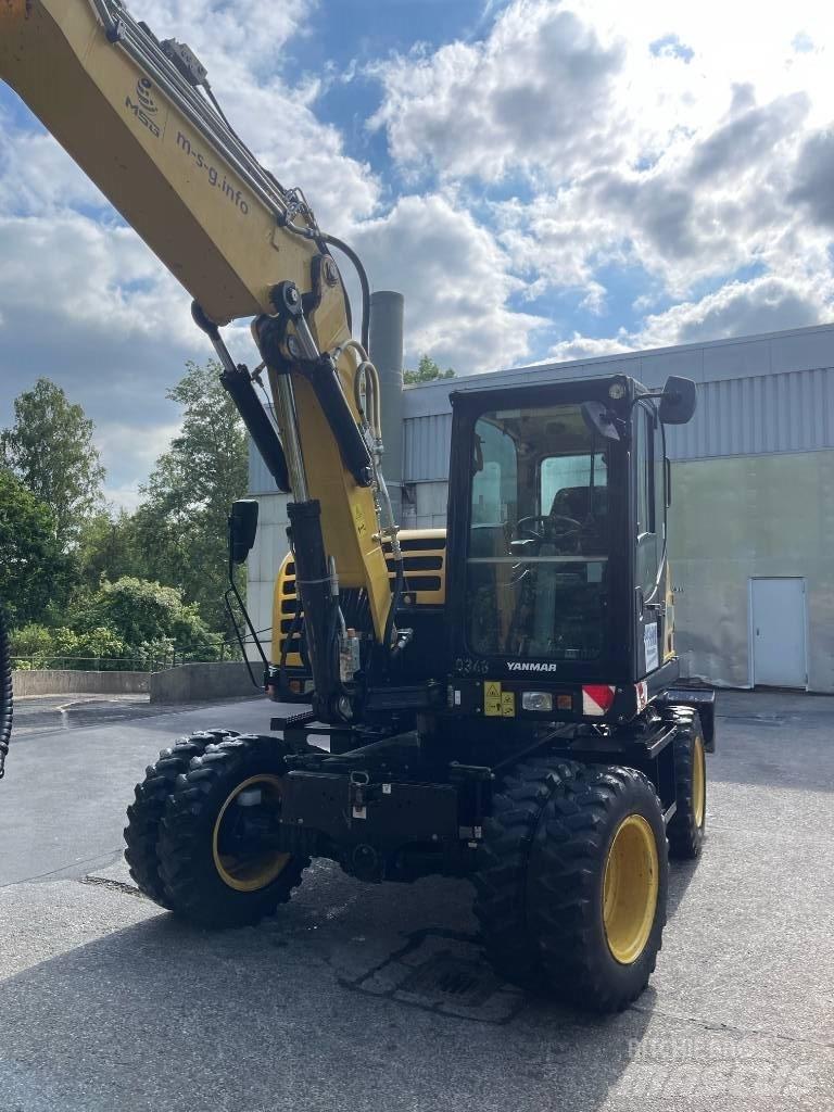 Yanmar B 95 W 轮式挖掘机