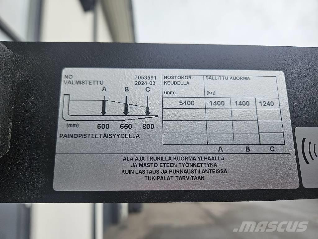 Toyota RRE 140 HE 前移式叉车