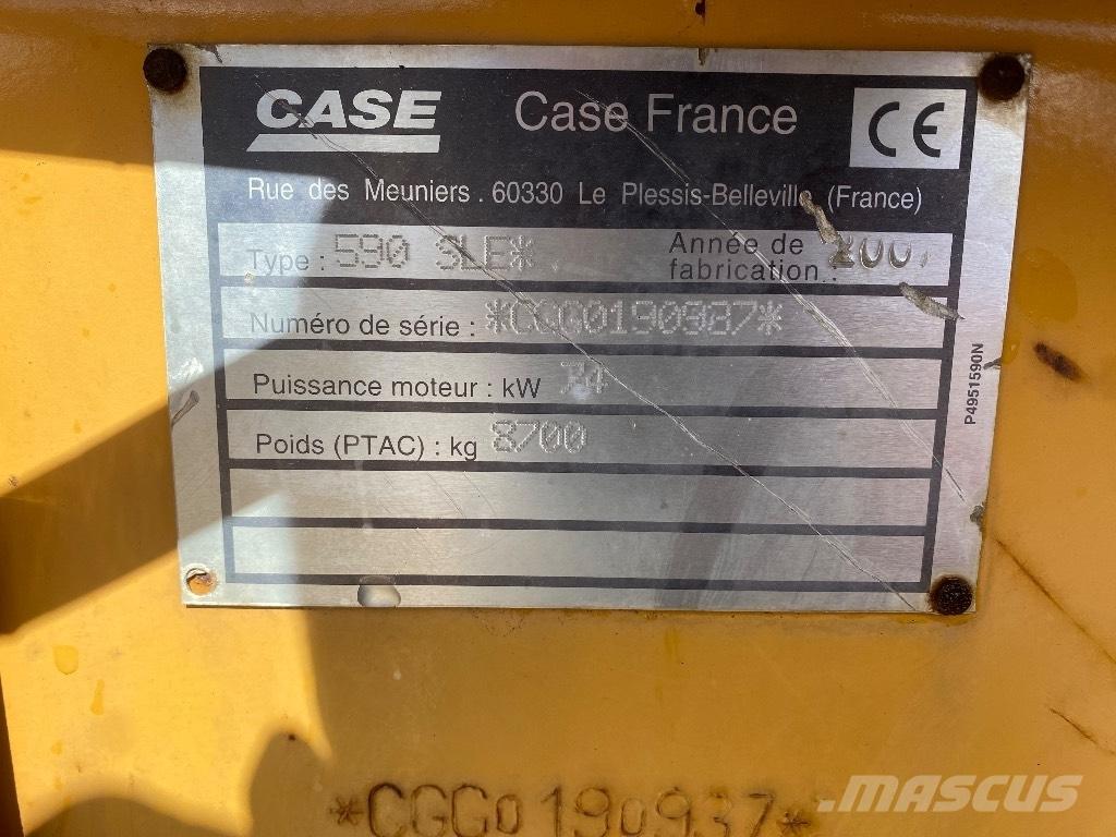 CASE 590 SLE 反铲装载机