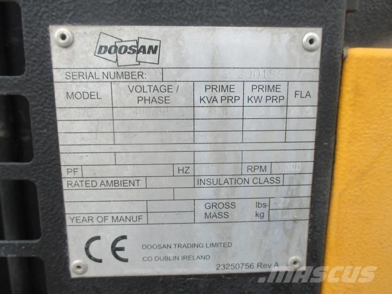 Doosan G 20 柴油发电机