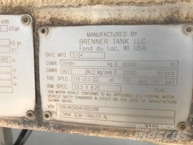 Brenner DOT 406 罐式拖车