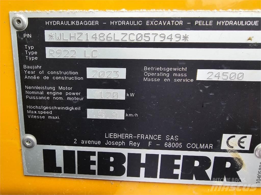 Liebherr R922 履带挖掘机