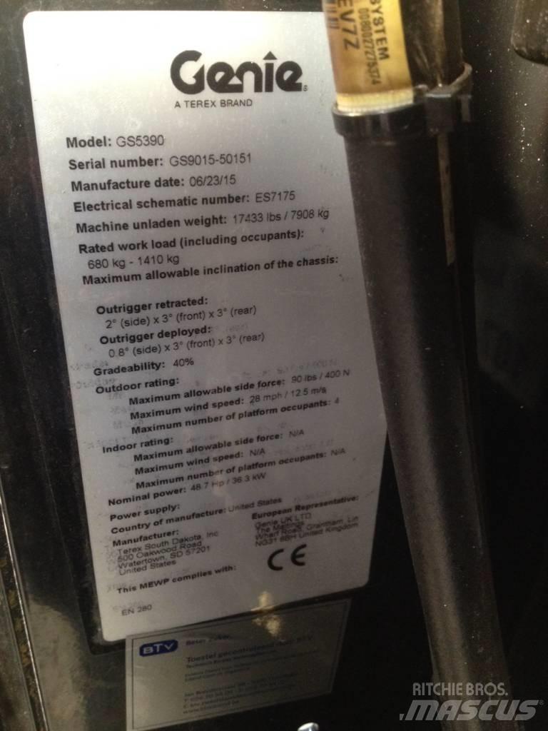 Genie GS 5390 剪叉式升降机