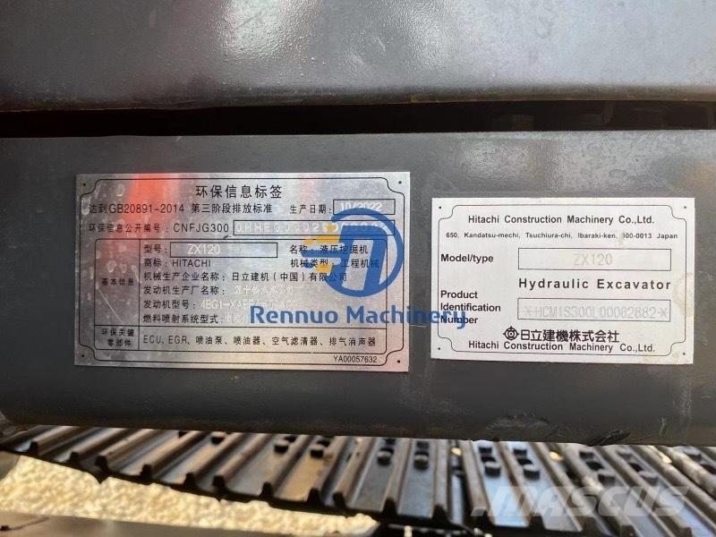 Hitachi ZX 120 履带挖掘机