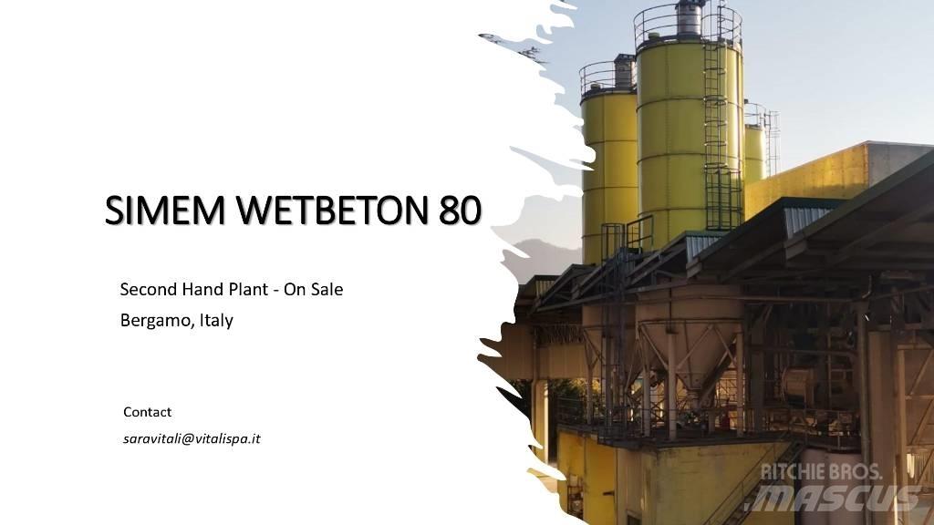  SIMEM WETBETON 80 混凝土搅拌站|干混砂浆搅拌站|稳定土搅拌站