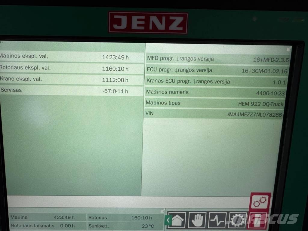 JENZ HEM 922 木材削片机