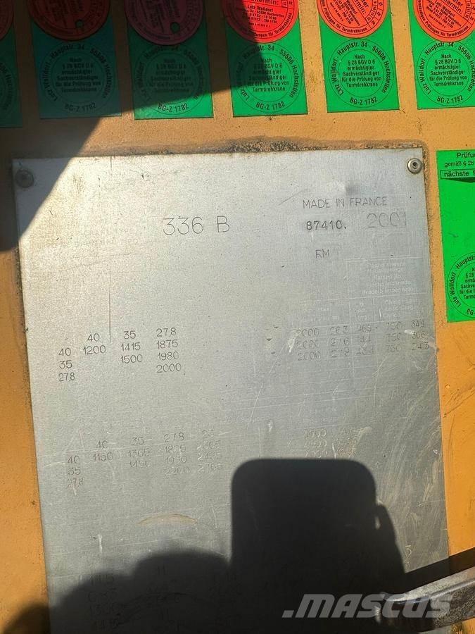 Potain 336 B 塔式起重机