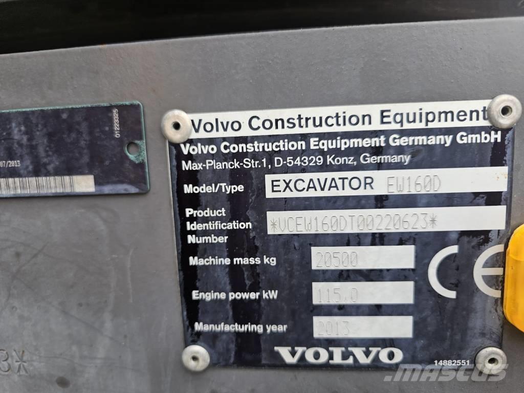 Volvo EW 160 D 轮式挖掘机