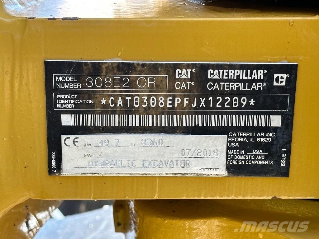 CAT 308 E2 CR 中型挖掘机