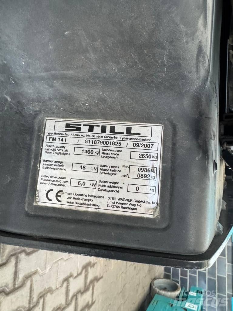 Still FM 14 l 前移式叉车