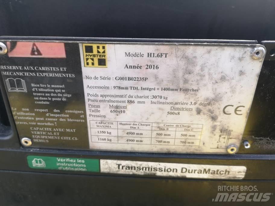 Hyster H 1.6 FT 天然气叉车
