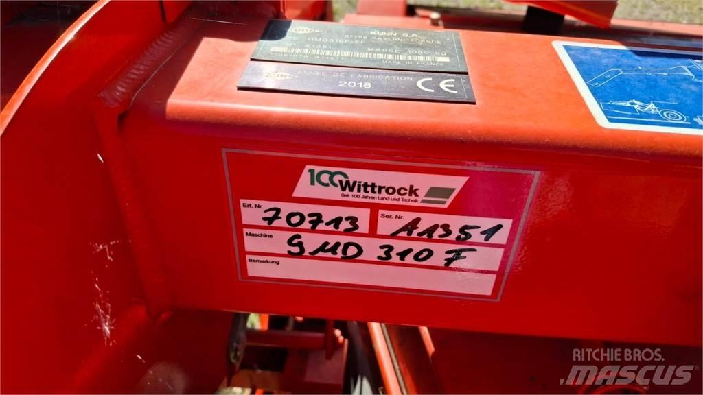 Kuhn GMD 310 F 割草调节装置
