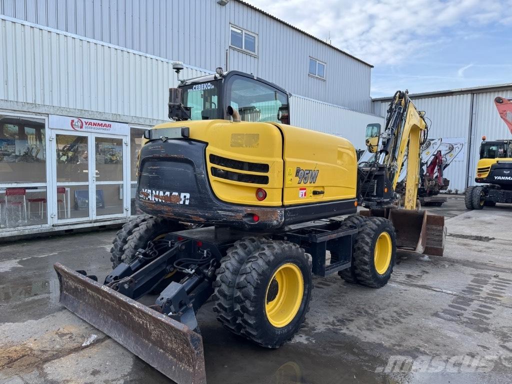 Yanmar B95W (40810) 轮式挖掘机