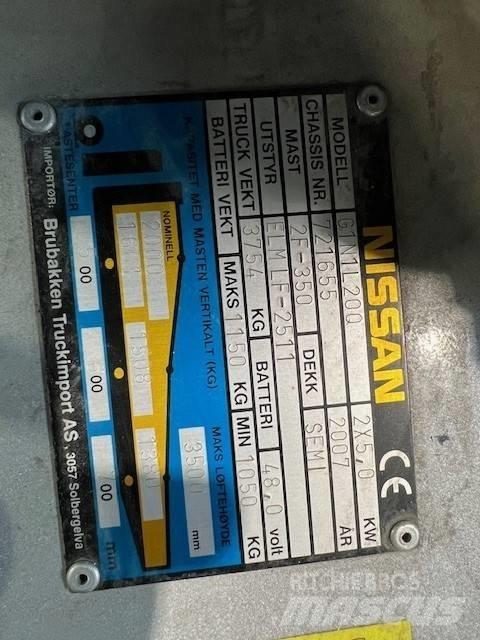 Nissan G1N1L20Q 电动叉车