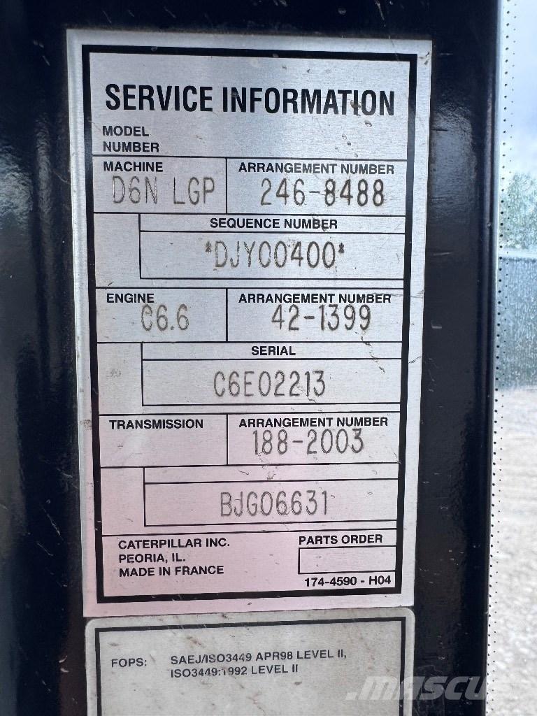 CAT D 6 N LGP 履带式推土机
