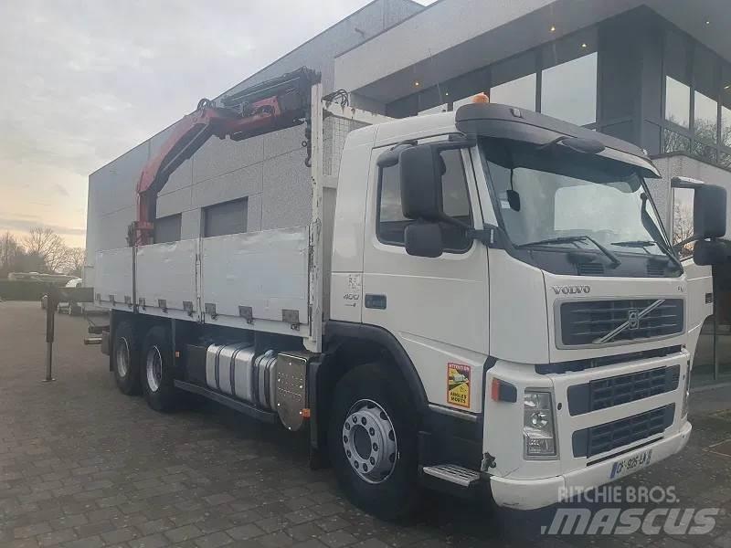 Volvo FM 400 平板栏板货车