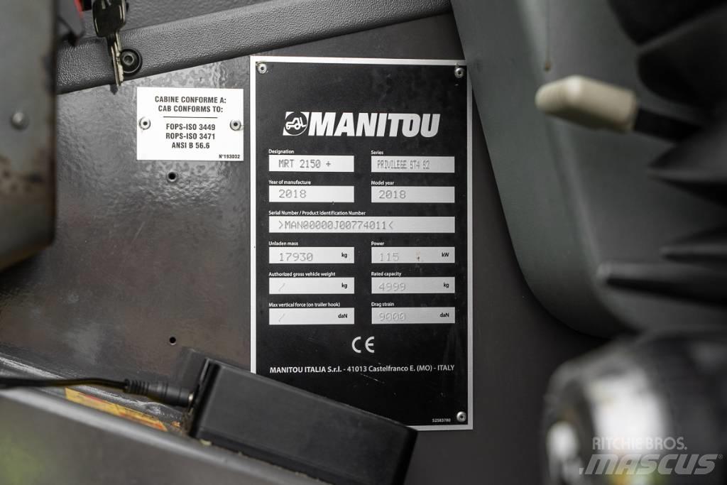 Manitou MRT 2150 伸缩臂叉装车|叉装车
