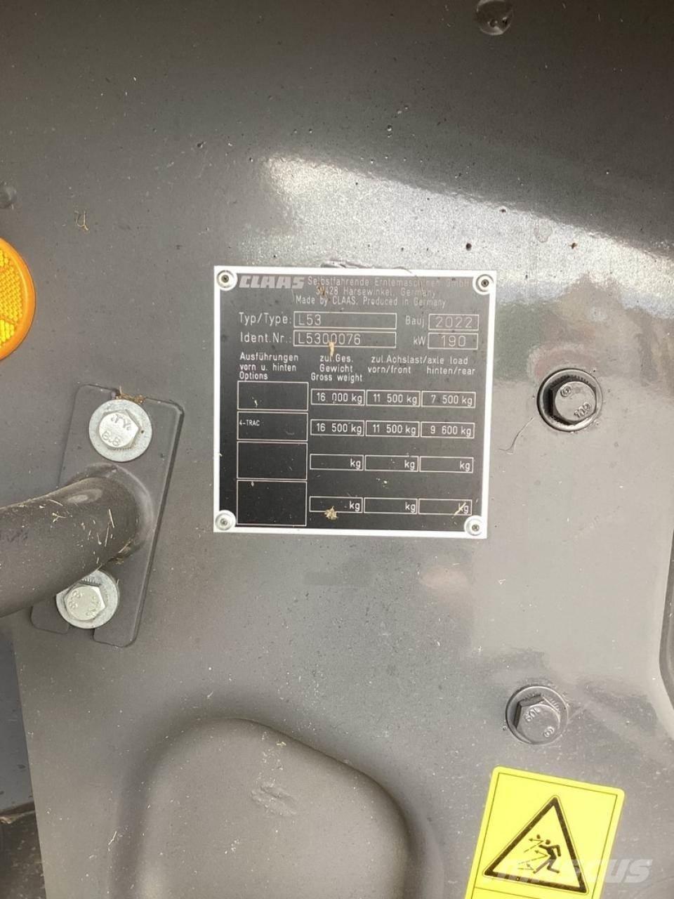 CLAAS Trion 520 联合收割机