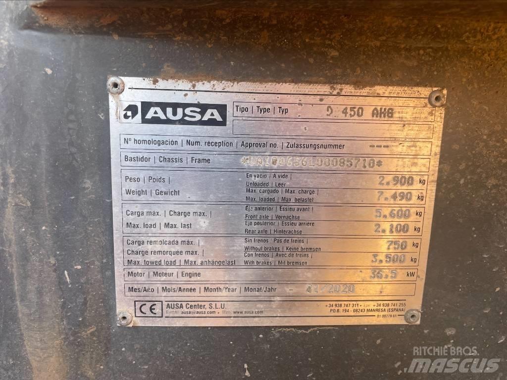 Ausa D450AHG 铰接式自卸车