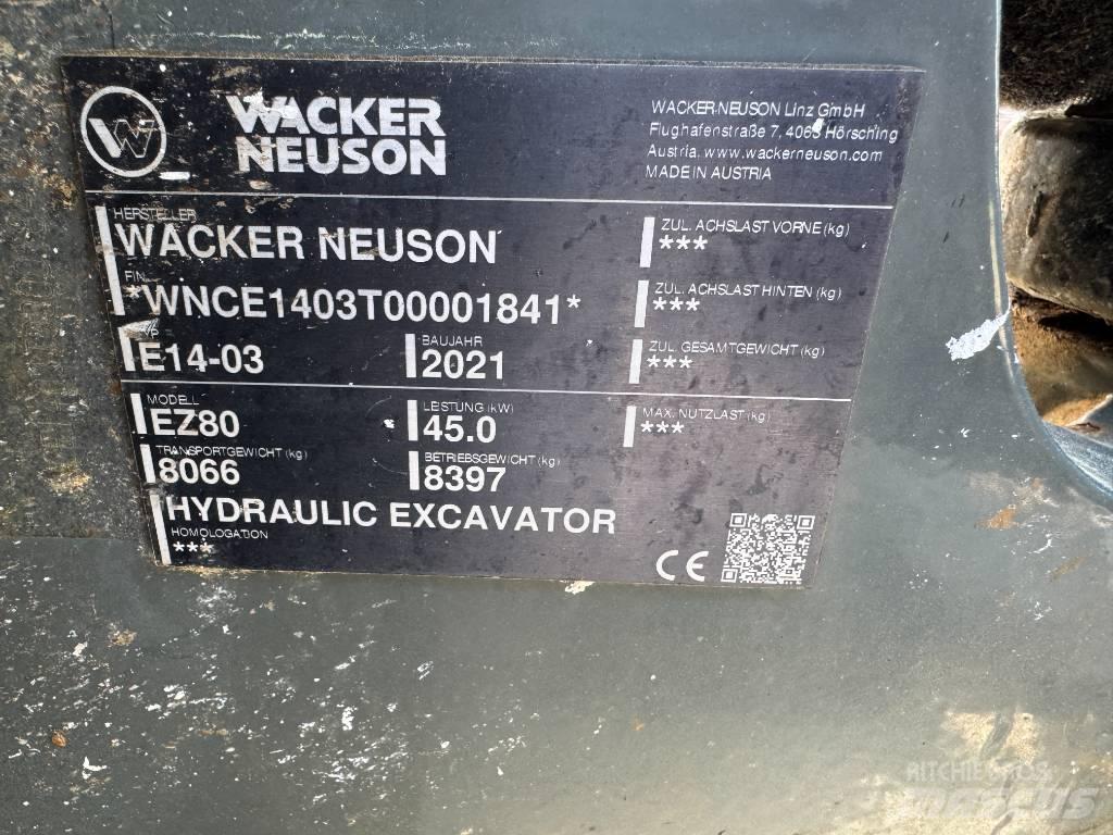 Wacker Neuson EZ80 履带挖掘机