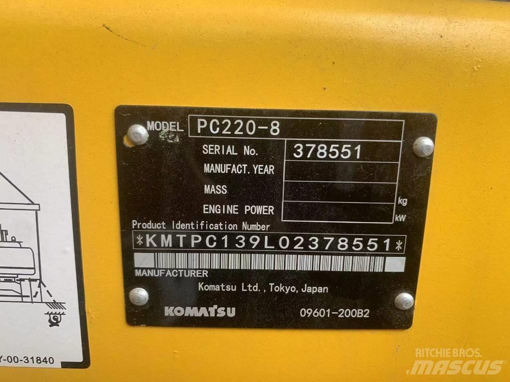 Komatsu PC 220-8 履带挖掘机