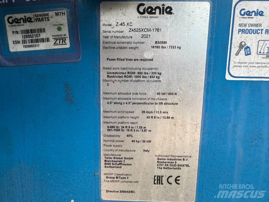 Genie Z 45/25 XC 曲臂高空工作平台