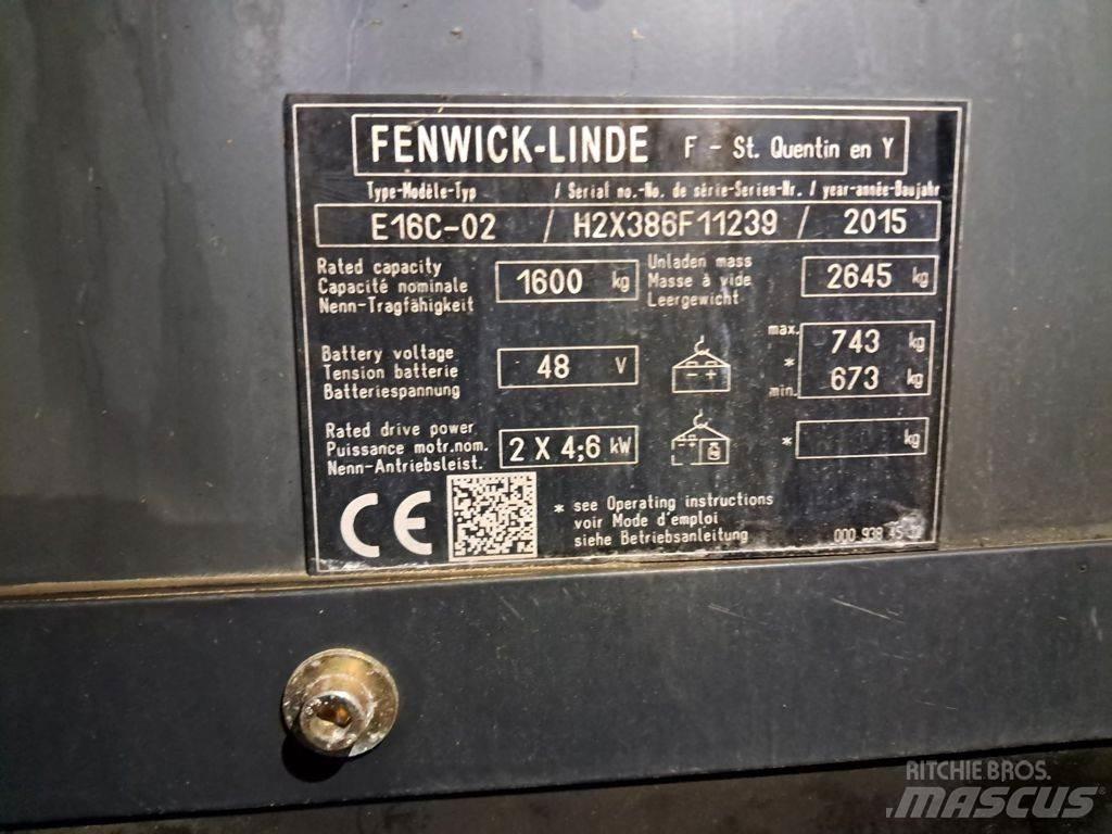 Linde E16C-02 电动叉车