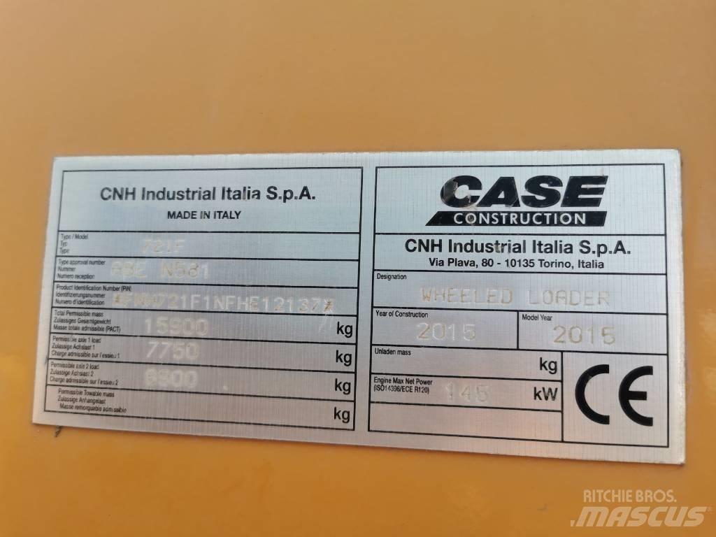 CASE 721F Z-Bar 轮式装载机