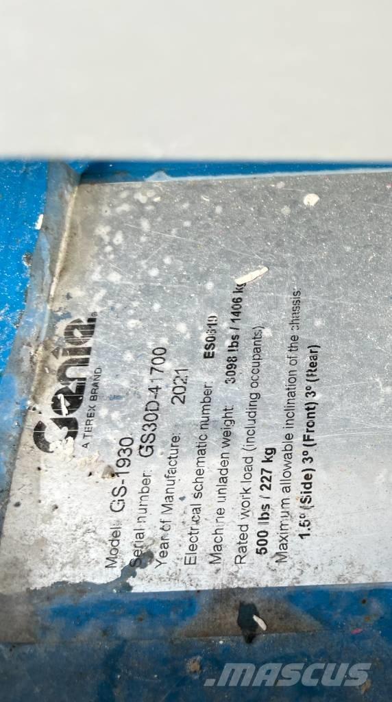 Genie GS 1930E-Drive 剪叉式升降机