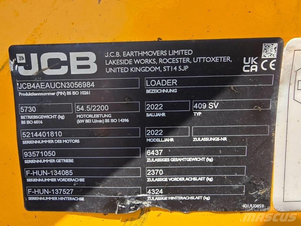 JCB 409SV 轮式装载机