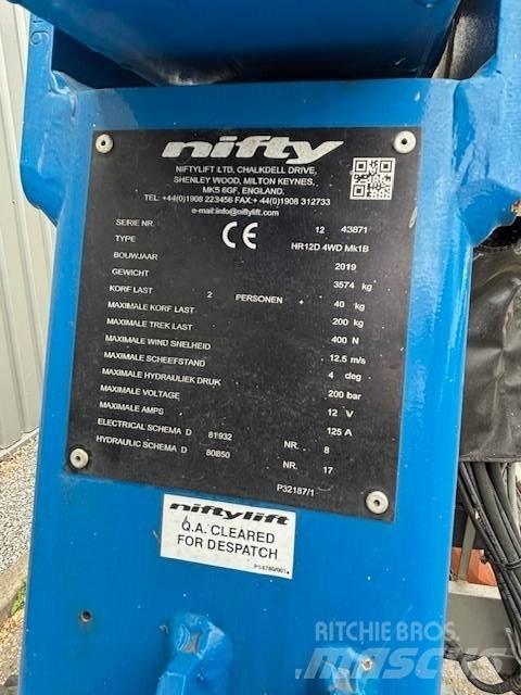Niftylift HR12 D 曲臂高空工作平台