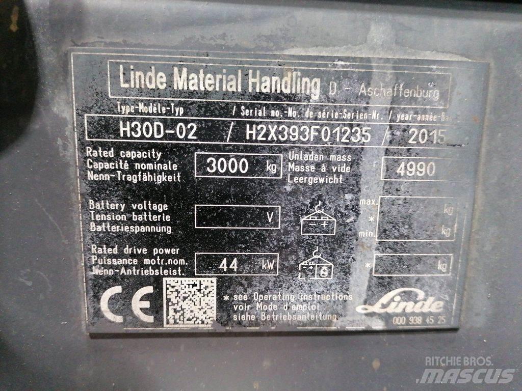 Linde H30D-02 柴油叉车