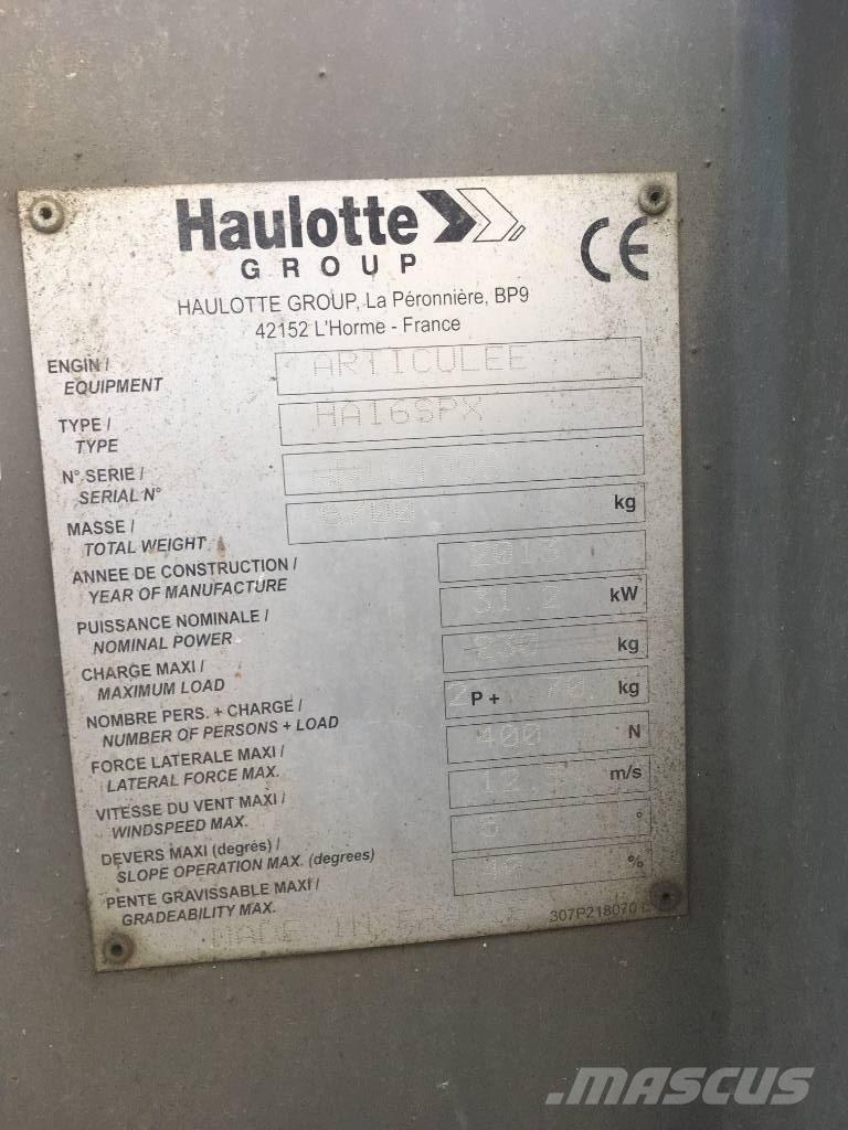Haulotte HA 16 SPX 曲臂高空工作平台