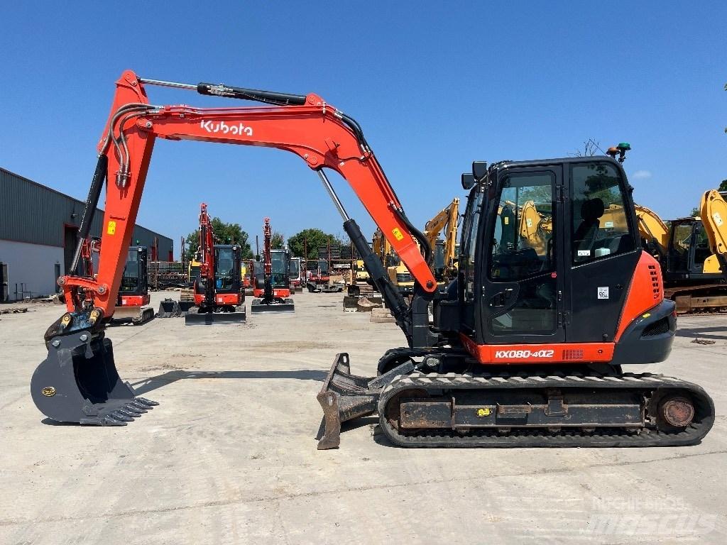 Kubota KX 080-4 中型挖掘机