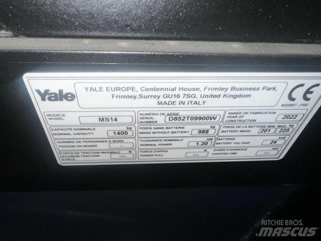 Yale MS 14 AC 手推堆垛车
