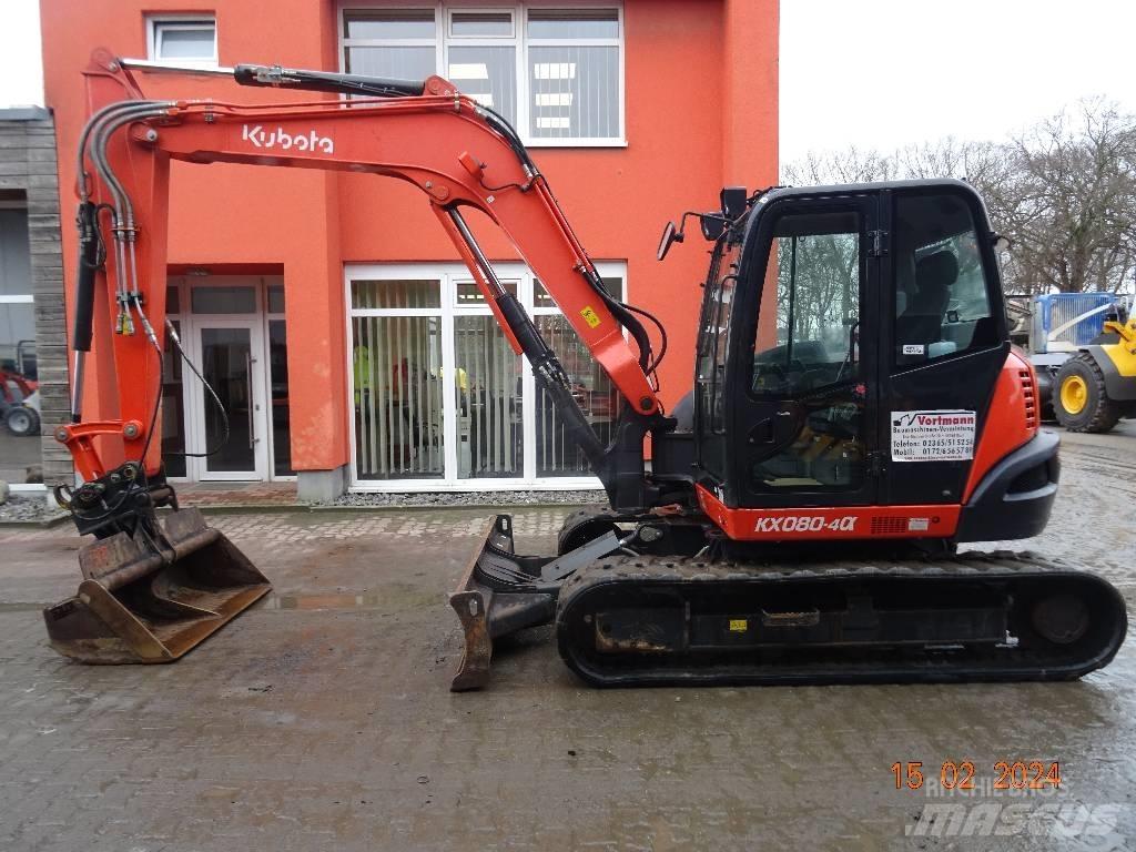 Kubota KX 080-4 中型挖掘机