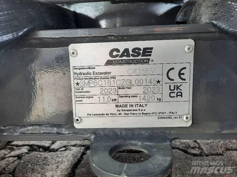 CASE CX 15 EV 小型挖掘机