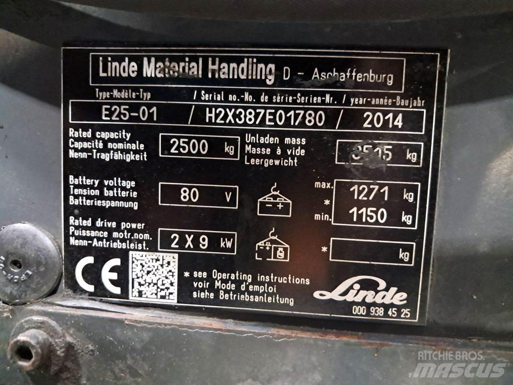 Linde E25-01 电动叉车