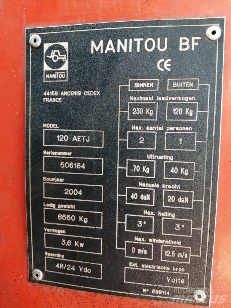Manitou 120 AETJ3D 曲臂高空工作平台