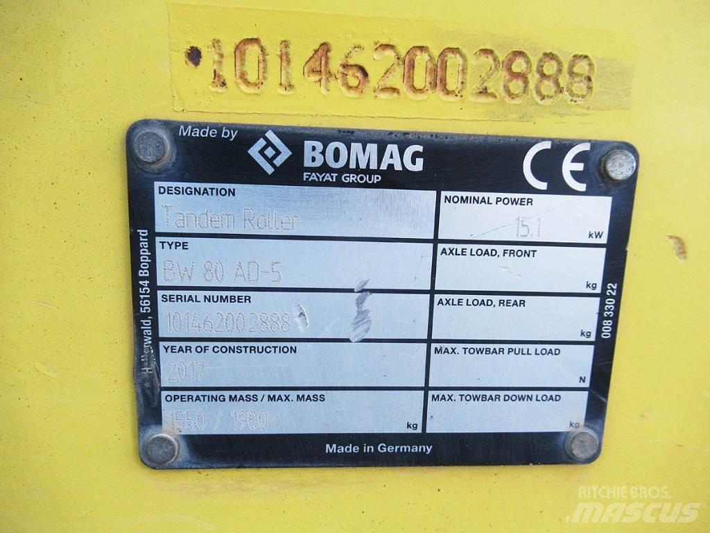 Bomag BW 80 AD-5 双轮压路机