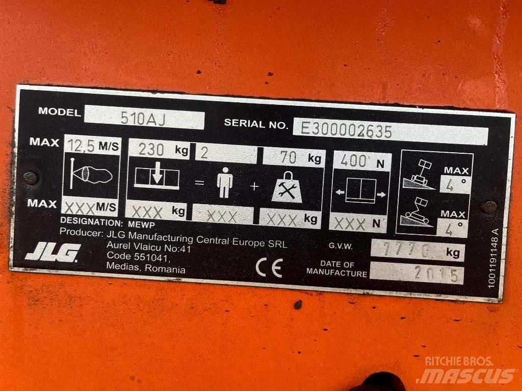 JLG 510 AJ 曲臂高空工作平台