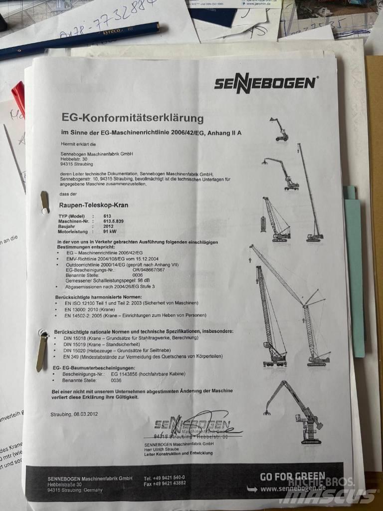 Sennebogen 613 R 履带起重机