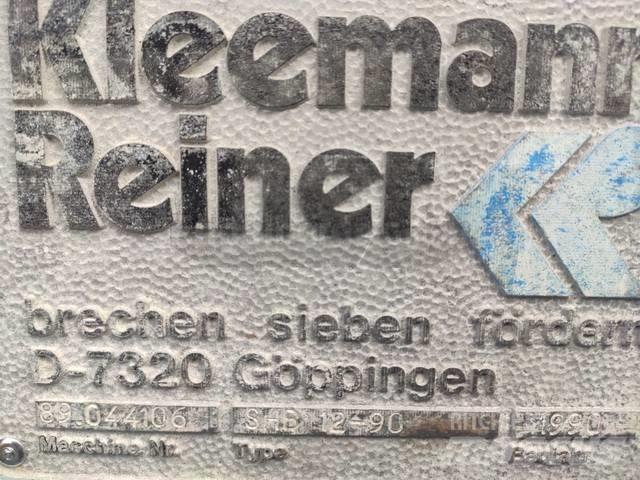 Kleemann SHB 12-90 铣床\磨粉机械