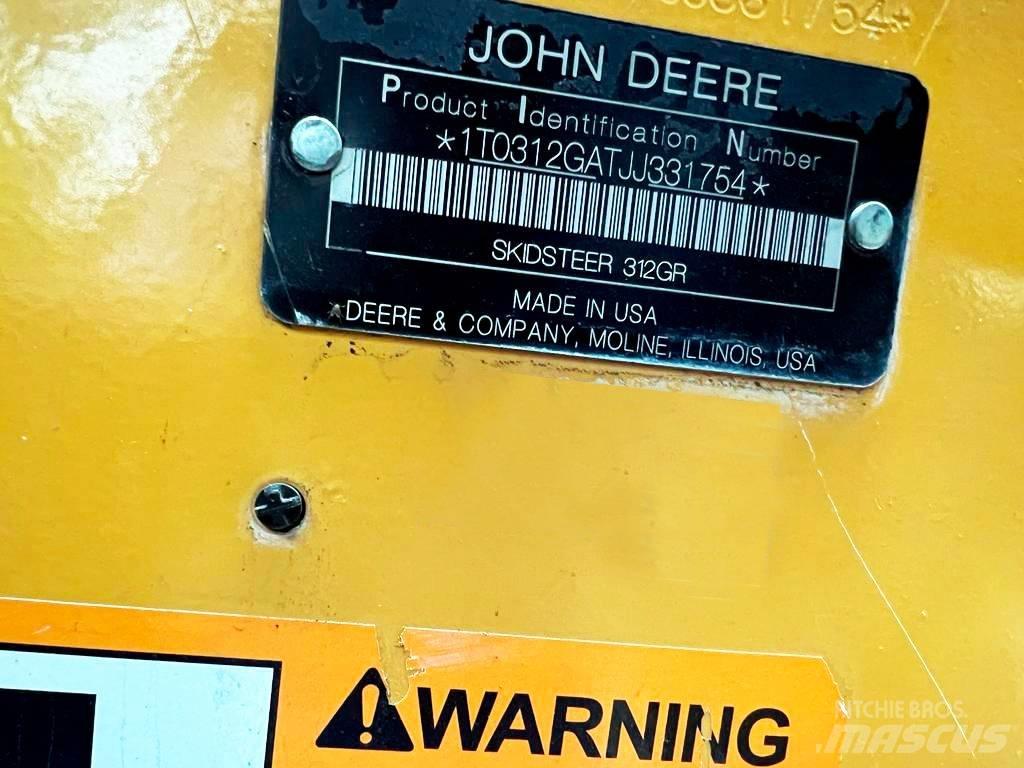 John Deere 312 滑移装载机