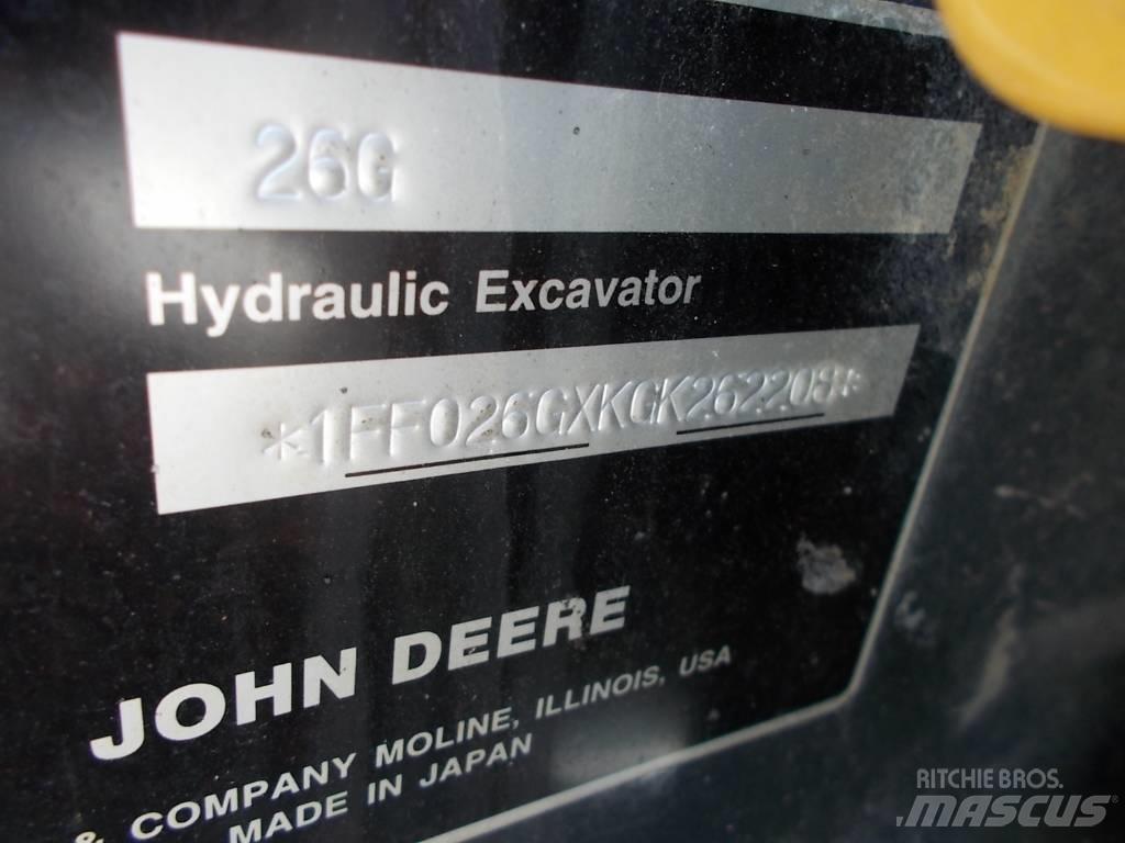 John Deere 26G 小型挖掘机