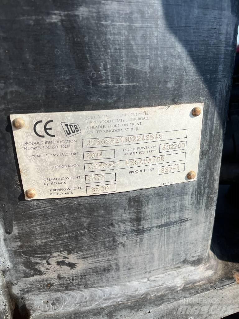 JCB 85 Z-1 ECO 中型挖掘机