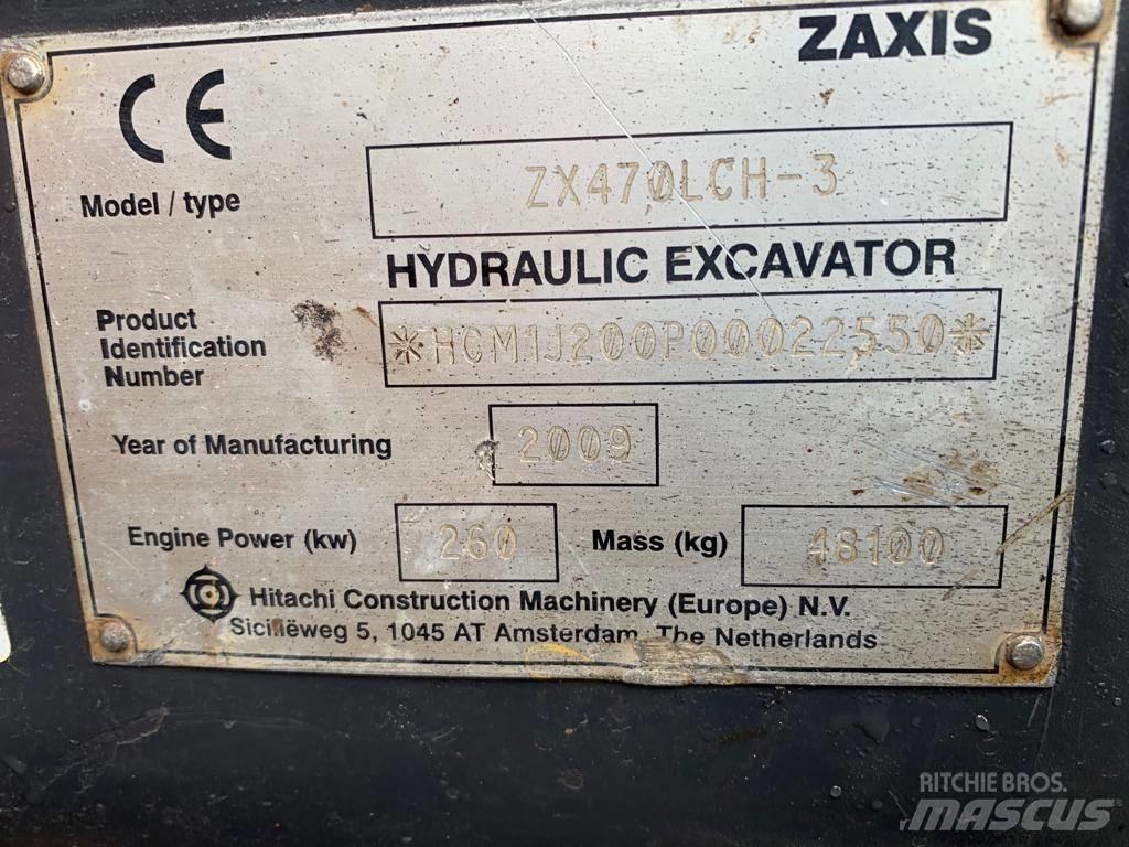  zaxis ZX470LCH-3 履带挖掘机